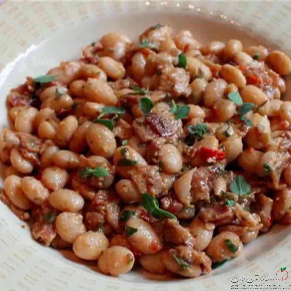 لوبیا بورلوتی (پاچ باقلا) ، آبپز