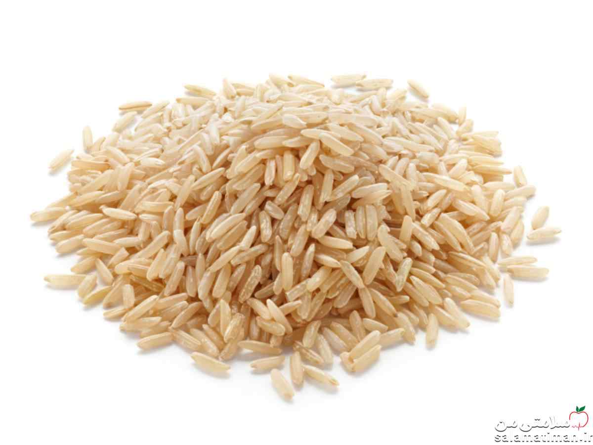 برنج قهوه ای دانه متمرکز(خام)