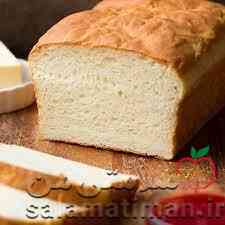 نان سفید بدون