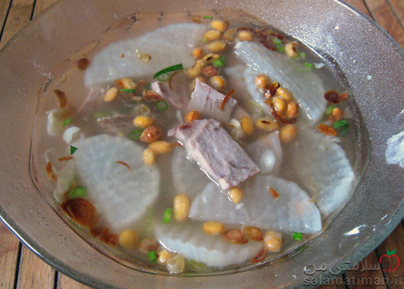 سوپ گوشتابه گوشت گاو(مکعبی شکل خشک)