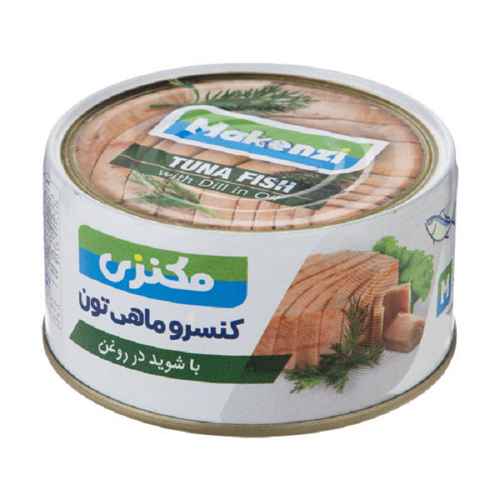 کنسرو ماهی تون مکنزی با شوید در روغن