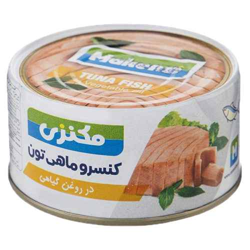 کنسرو ماهی تون مکنزی در روغن گیاهی