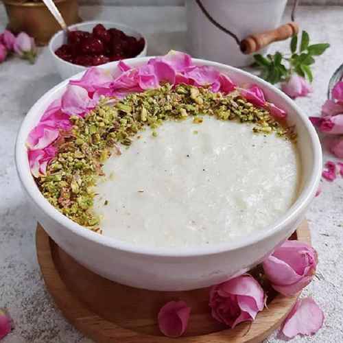 شیر برنج ( بدون هیچ گونه شیرین کننده )