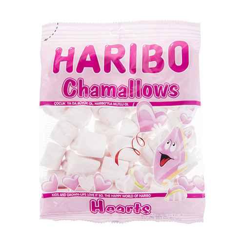 مارشمالو هاریبو مدل Heart Chamallows