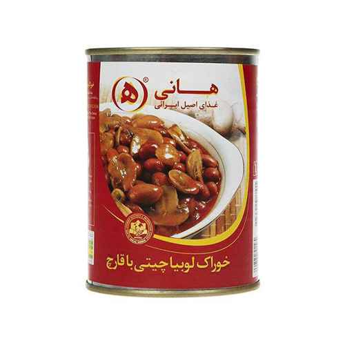 خوراک لوبیا چیتی با قارچ هانی