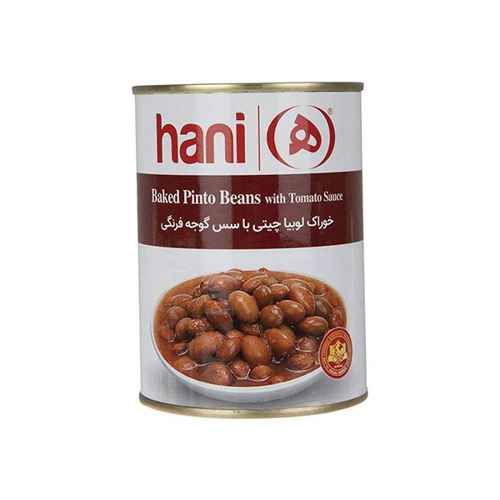 خوراک لوبیا چیتی با سس گوجه فرنگی هانی