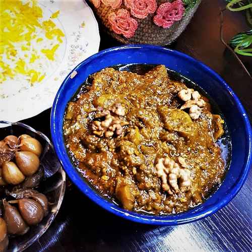 خورشت شش انداز بادمجان