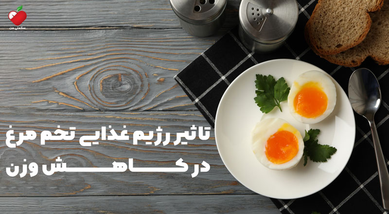 تاثیر رژیم غذایی تخم مرغ در کاهش وزن