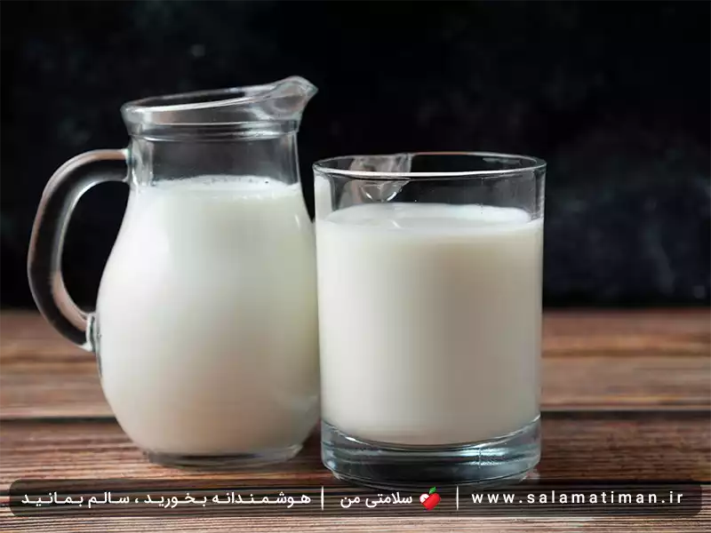 شیر یکی از منابع پروتیینی برای بدن سازی است