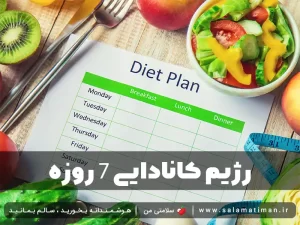 رژیم کانادایی 7 روزه